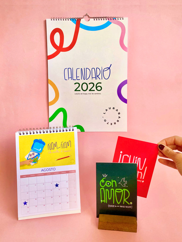 Calendario 2026 / Caballo de fuego, Mar de cambios.