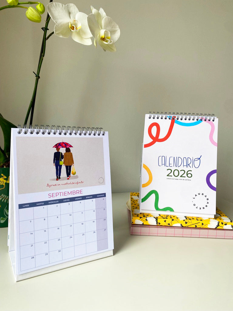 Calendario 2026 / Caballo de fuego, Mar de cambios.