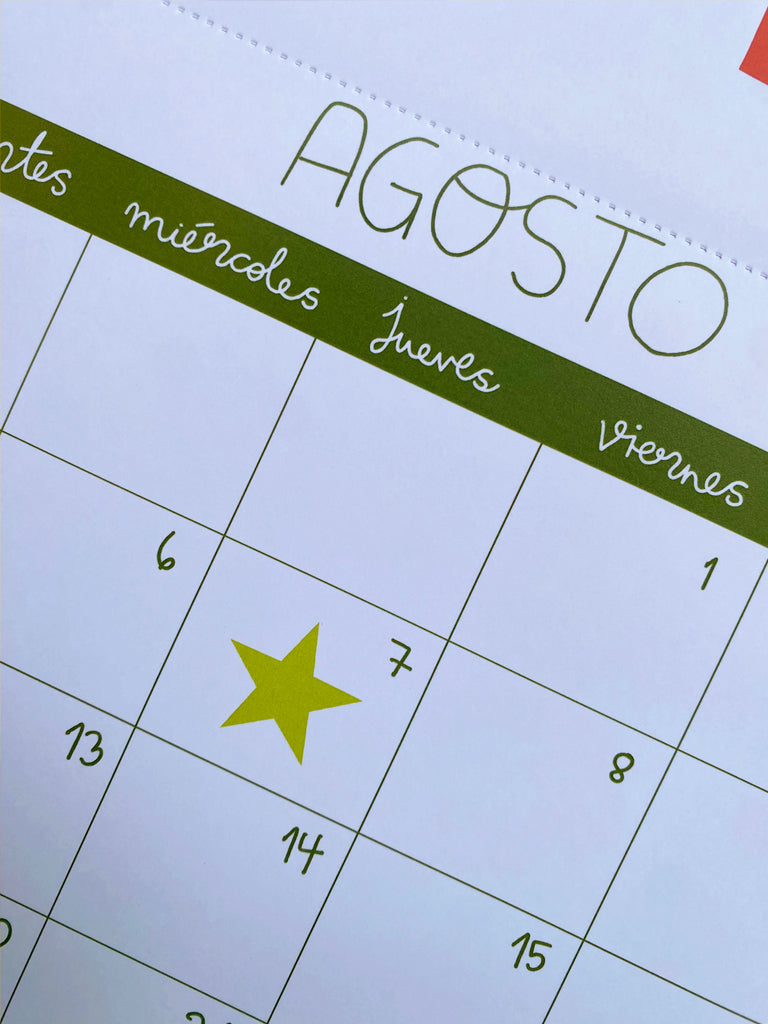 Calendario AMOR CALMA & SOL