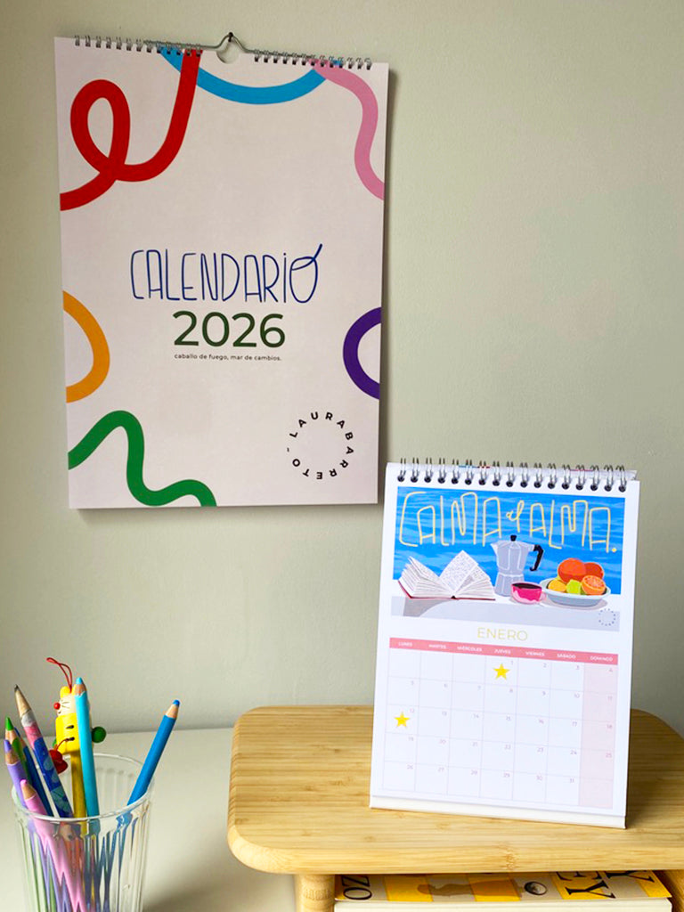 Calendario 2026 / Caballo de fuego, Mar de cambios.