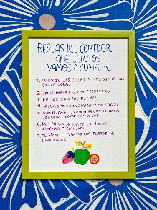 Reglas Del Comedor