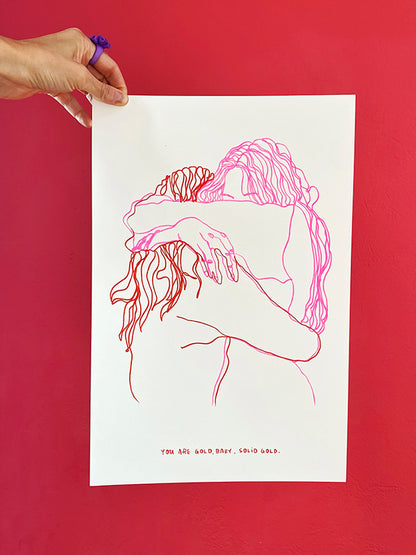 you are gold, baby. (solid gold)