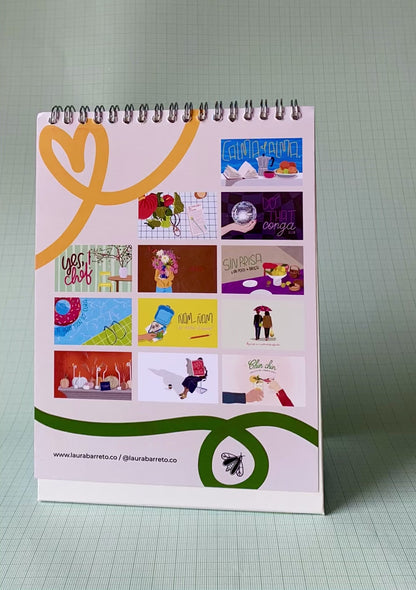 Calendario 2026 / Caballo de fuego, Mar de cambios.
